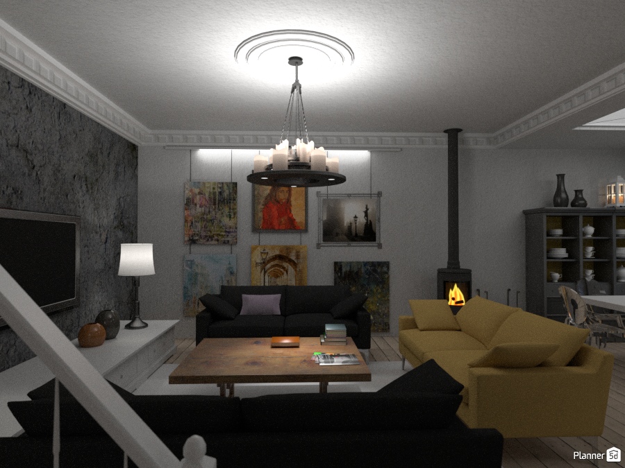 двухэтажная квартира #1591313 by Елена