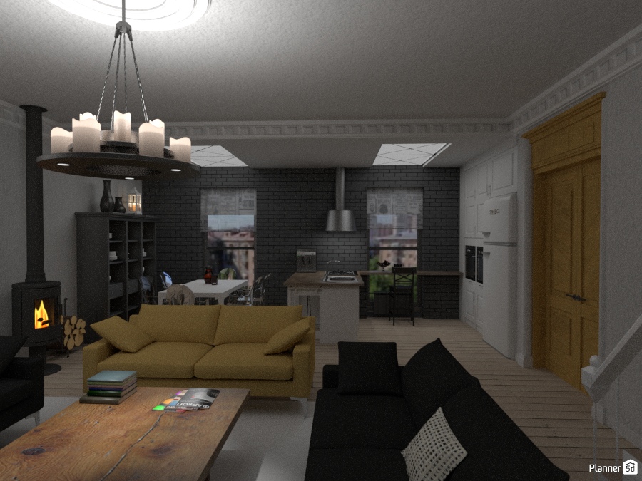 двухэтажная квартира #1595617 by Елена