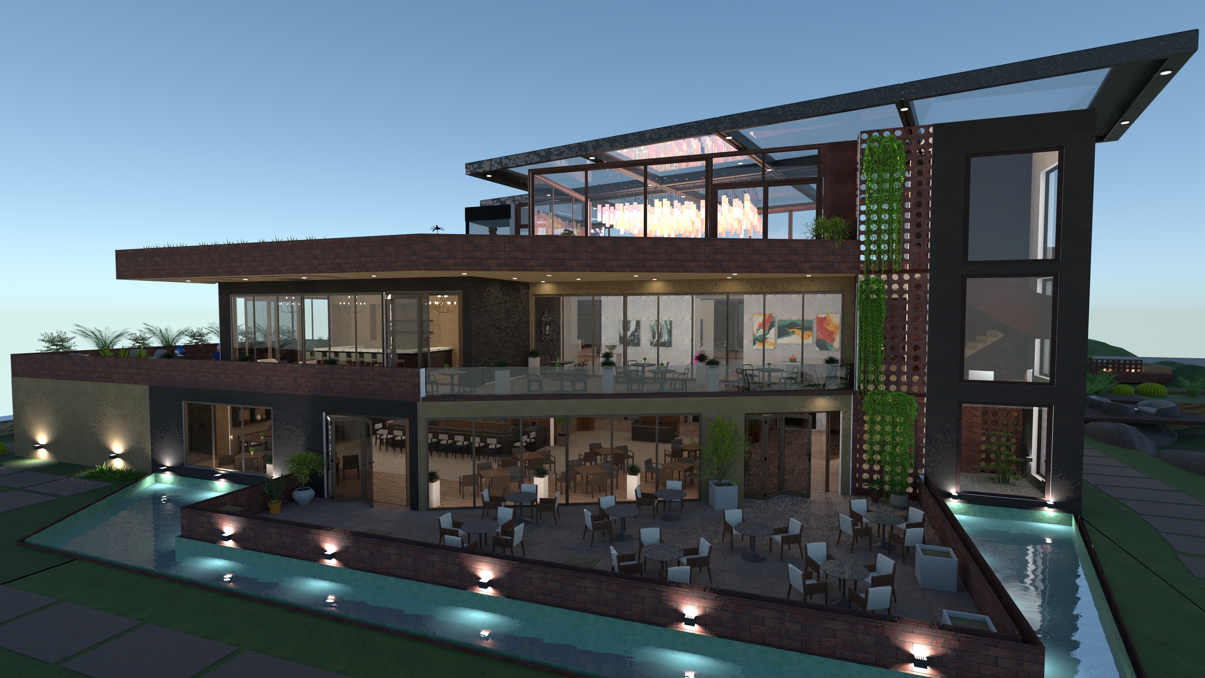 Art gallery- social club #31646076 by Michel