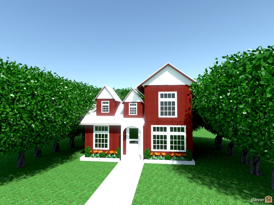 little red house #1005333 by Joy Suiter