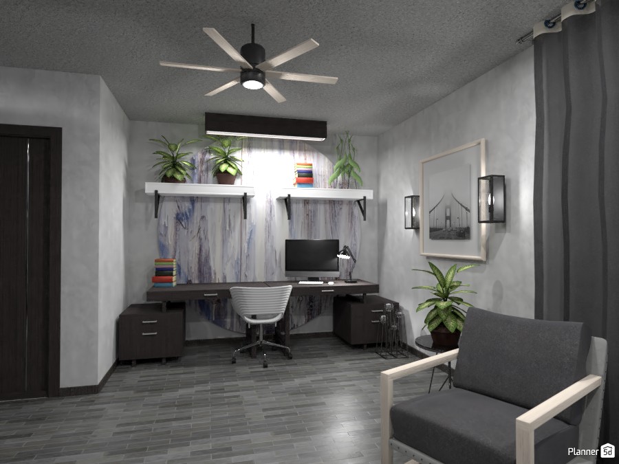 White and black office, Render 2 3591077 by Doggy image