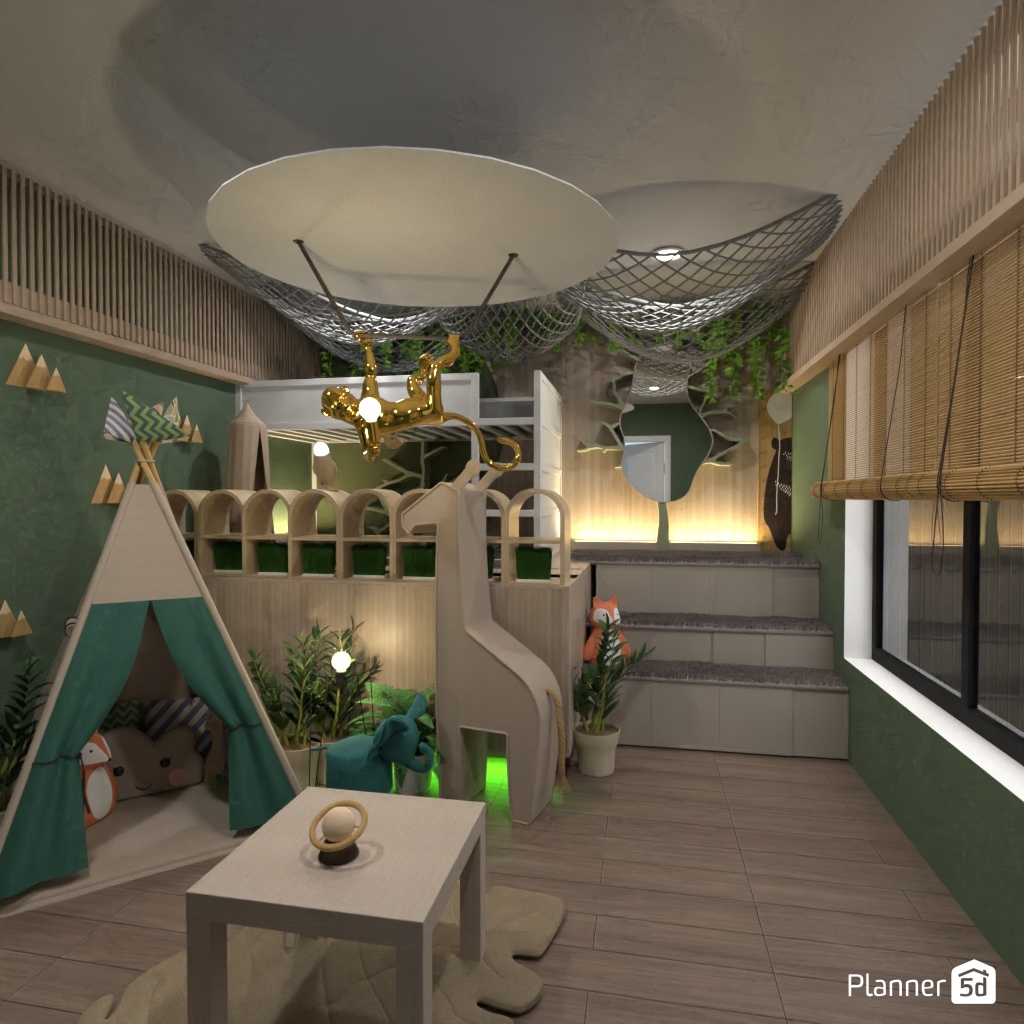 Jungle Bedroom #21854338 by Editors Choice