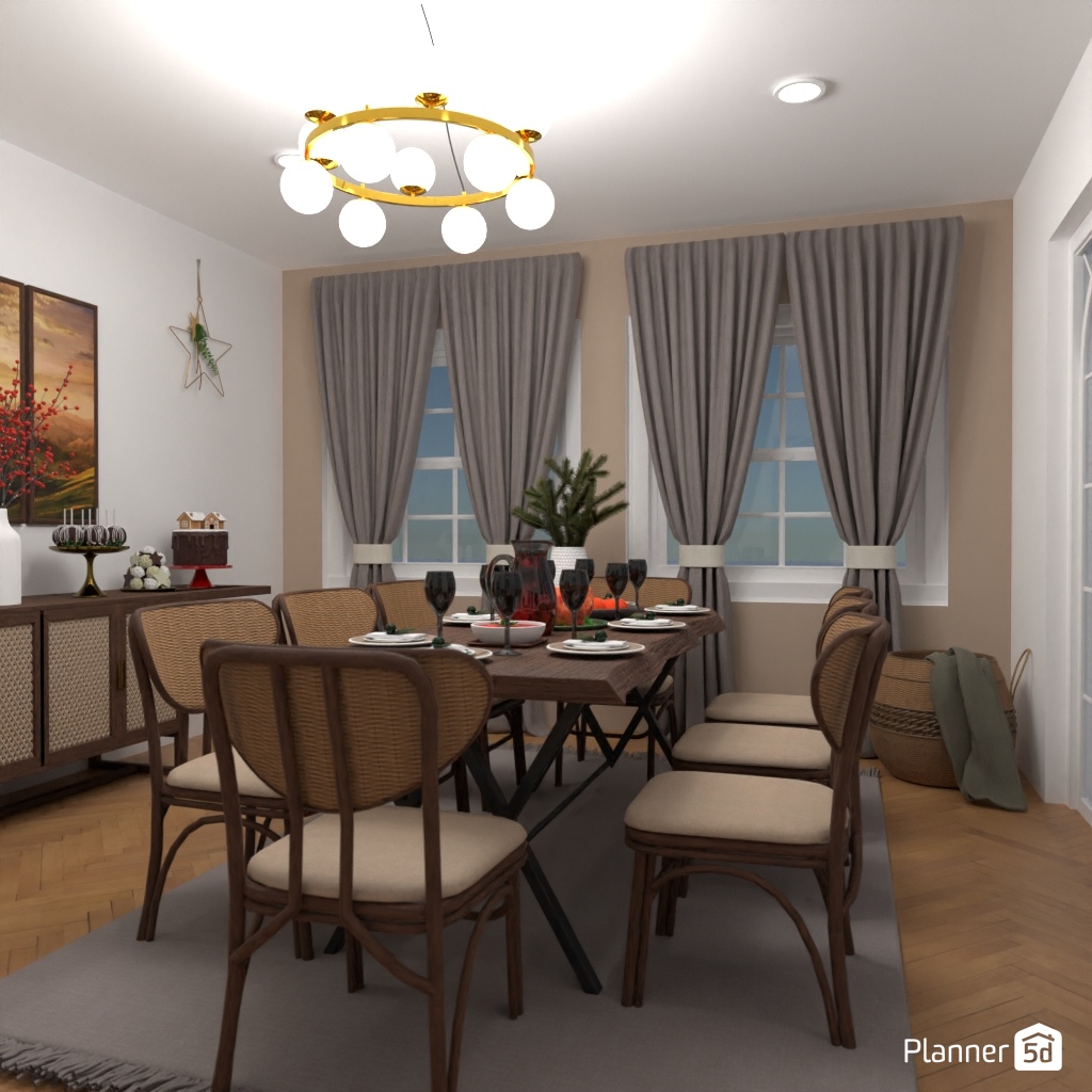 DB: Thanksgiving Day - room shell copy #23405867 by Editors Choice