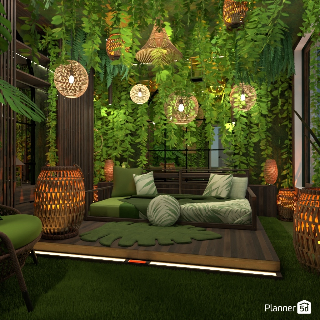 Jungle Bedroom #35739164 by Editors Choice