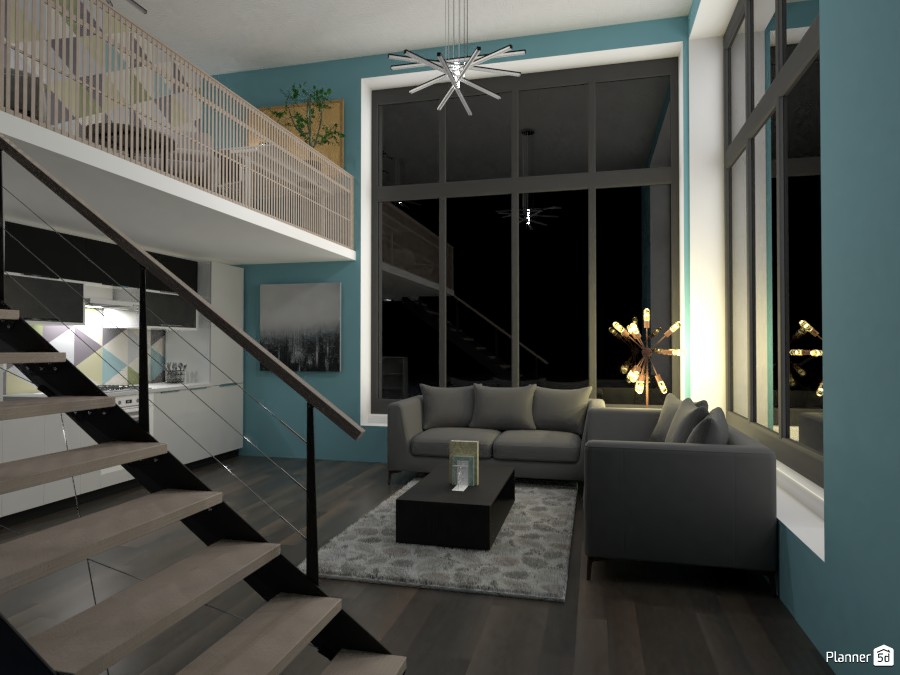 Modern loft #3685954 by anna