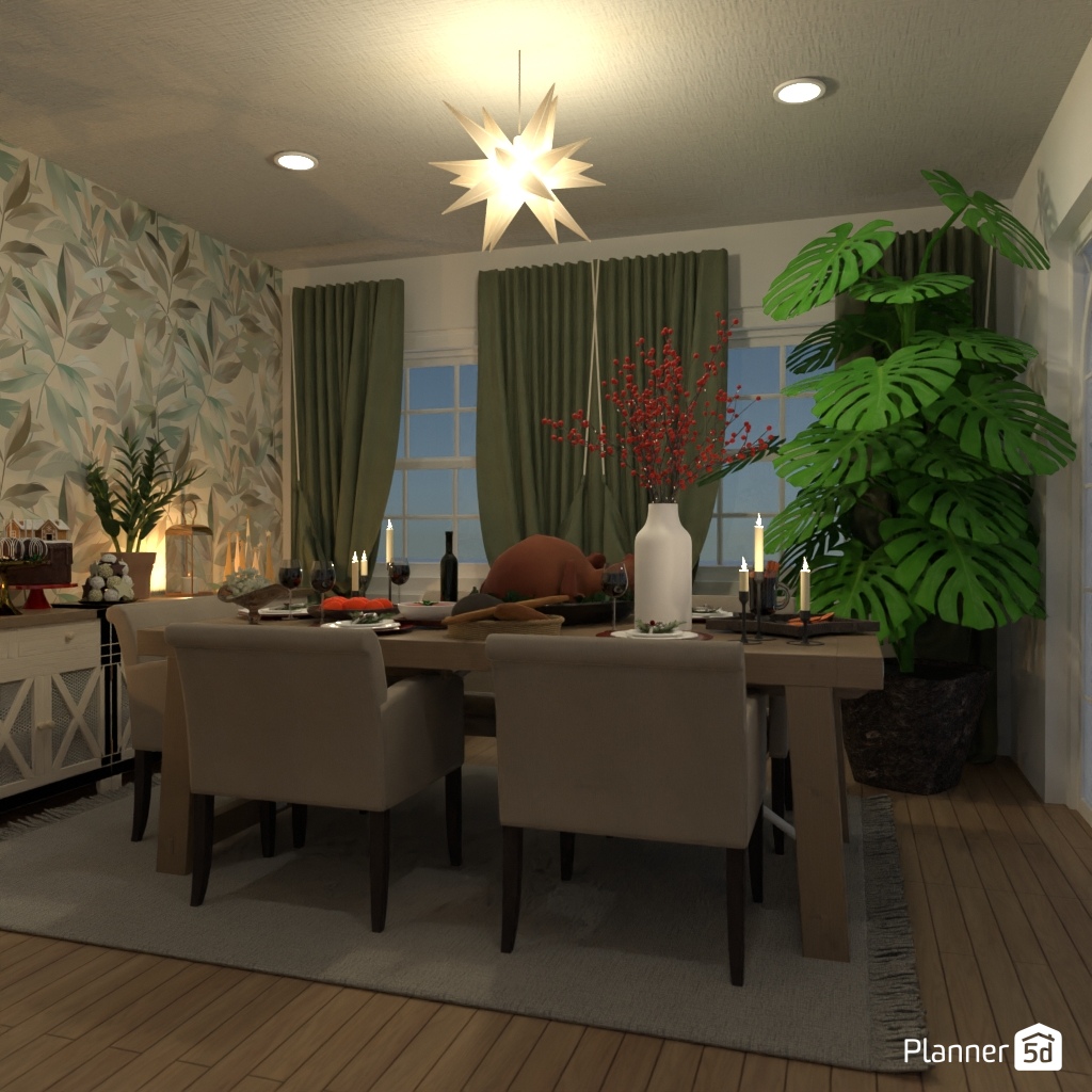 DB: Thanksgiving Day - room shell copy #23471759 by Editors Choice