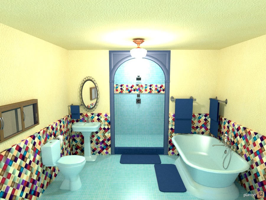 custom retro bath #997433 by Joy Suiter