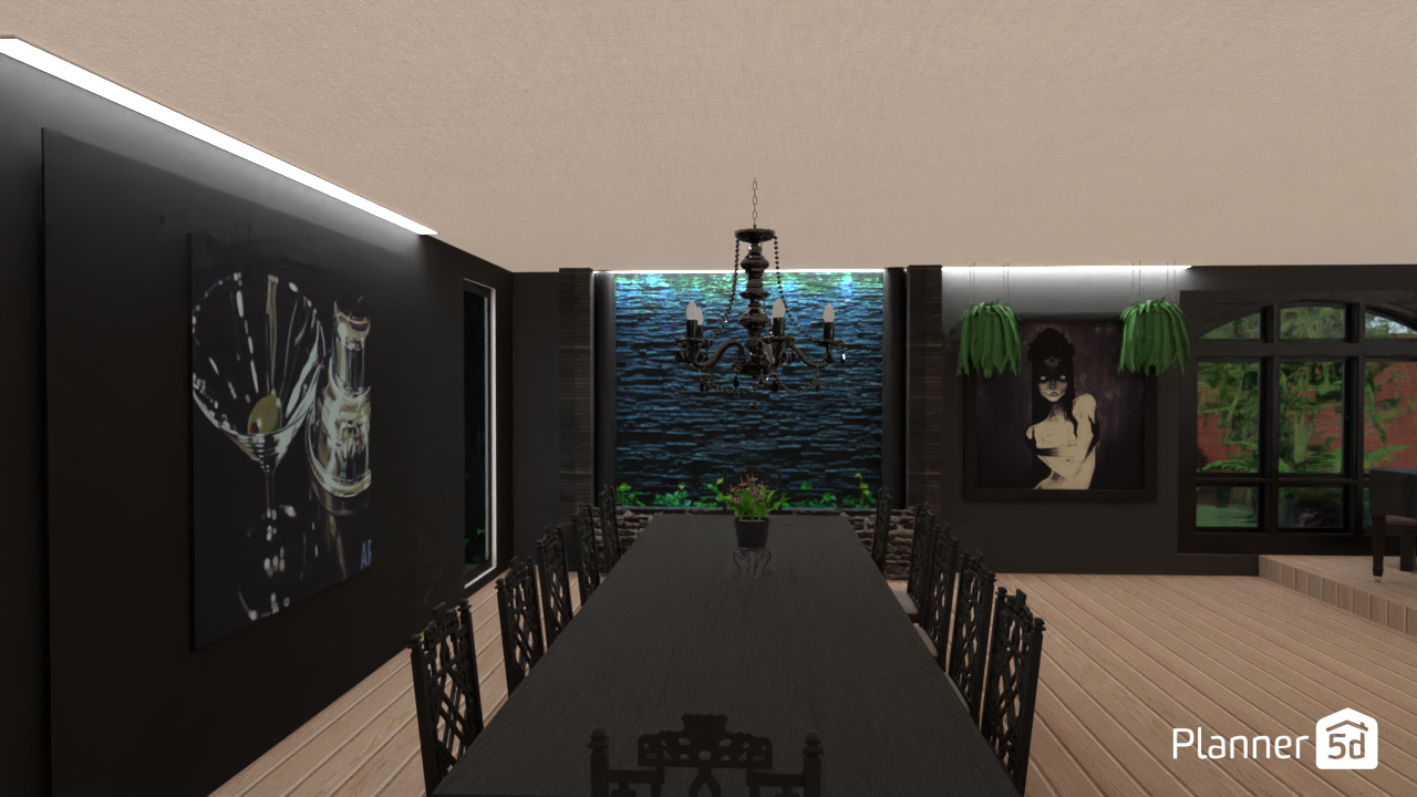 Open dining room #11989980 by Aldona