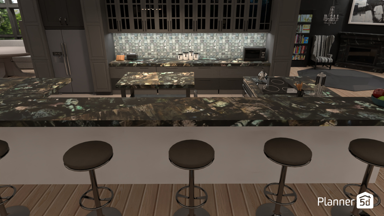 Entertainment house kitchen #12741291 by Aldona