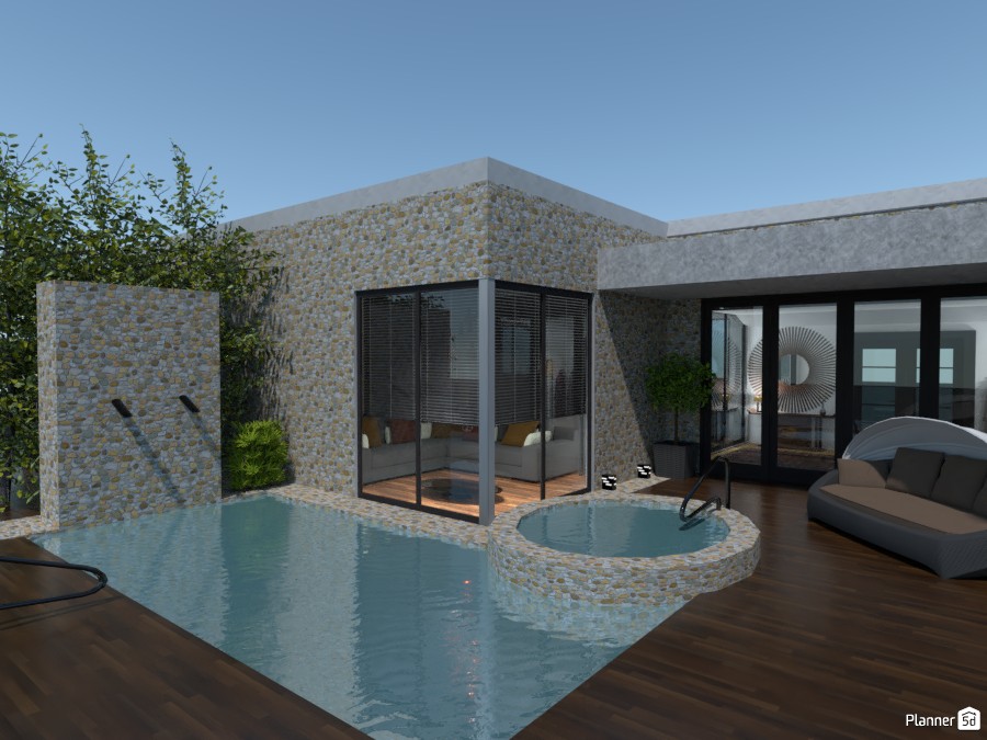 Modern house #4250762 Por Remadi
