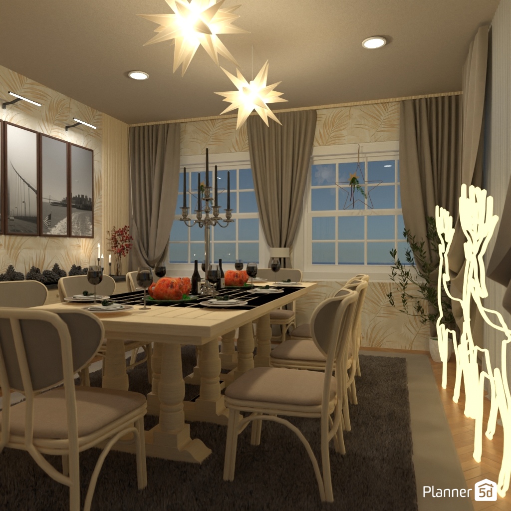 DB: Thanksgiving Day - room shell copy #23405223 by Editors Choice