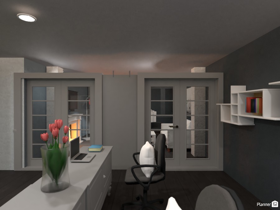 A office next to the living room! #3938918 by Huzaifah Al-Quraishi