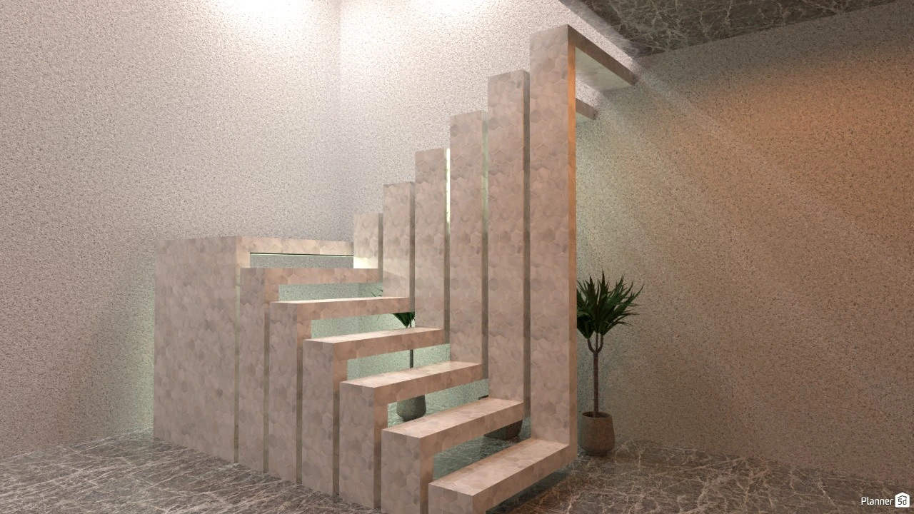 Stairway continues. - Free Online Design | 3D Floor Plans by Planner 5D