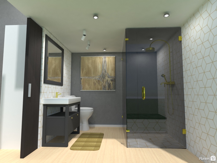 Modern tiny home bathroom #1988075 by Shaneka Butler