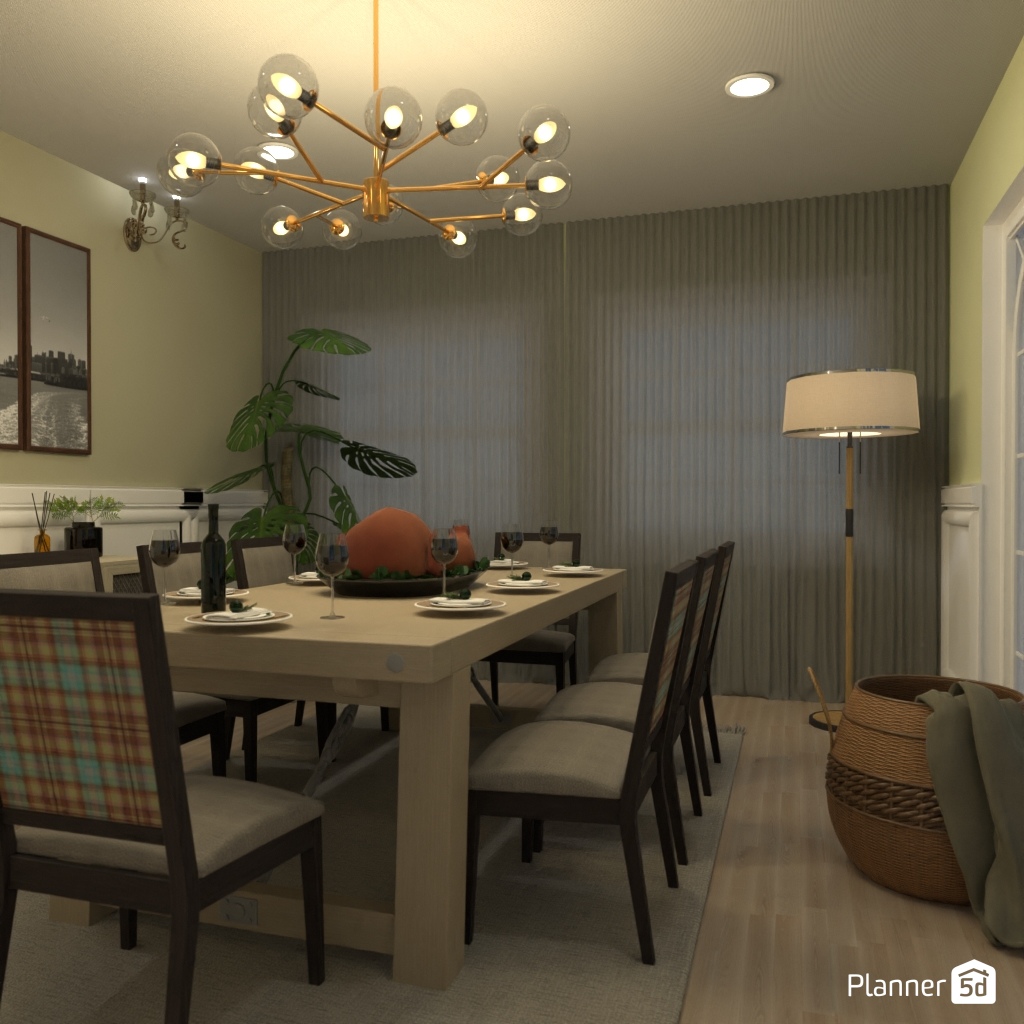 DB: Thanksgiving Day - room shell copy #23410287 by Editors Choice