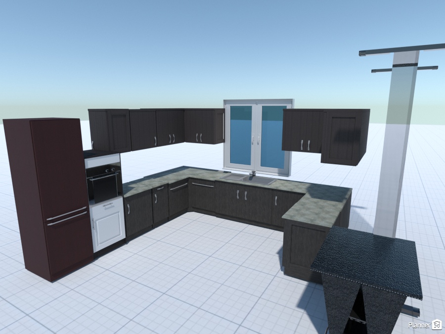 Проект кухни Домодедово, ул Батырева д29, кв 37 - Free Online Design ...