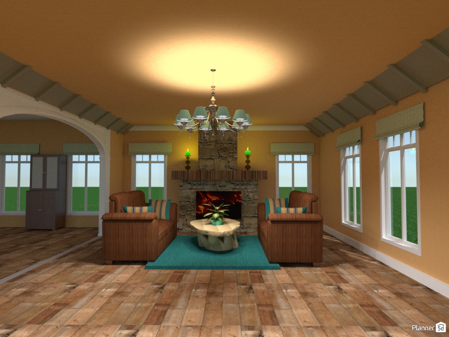 custom lighting n fireplace #1839767 by Joy Suiter