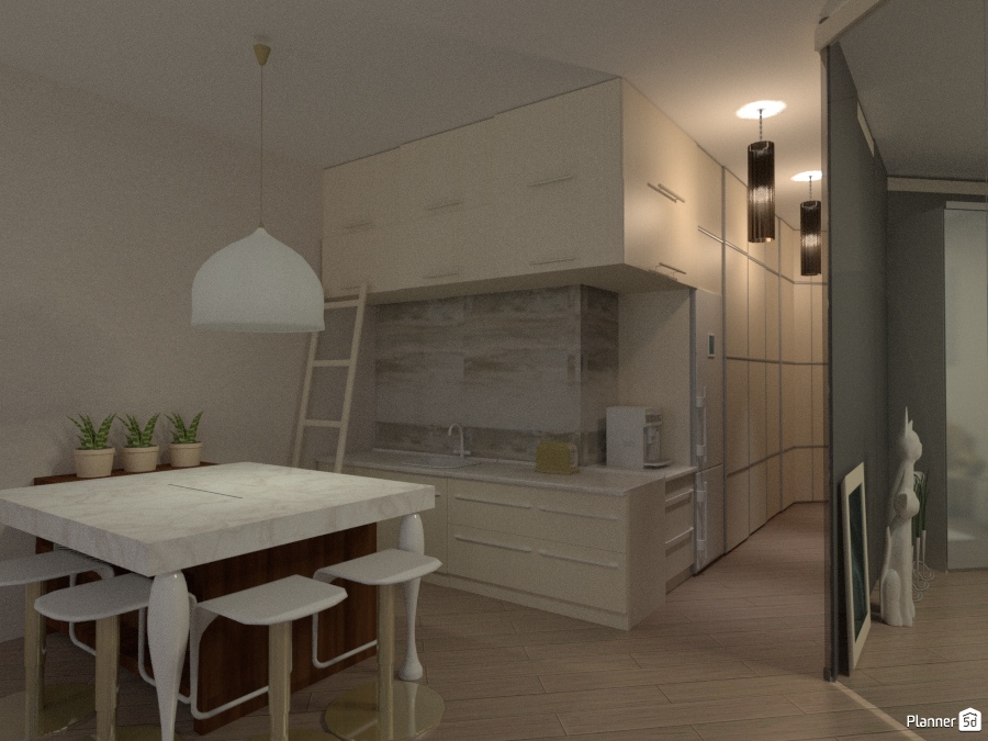 Кухня студия #1410175 by Татьяна Максимова