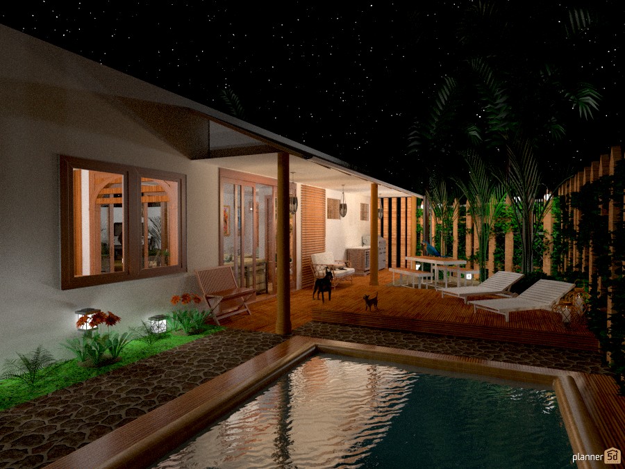 Tropical House. #3224996 by Michelle Silva