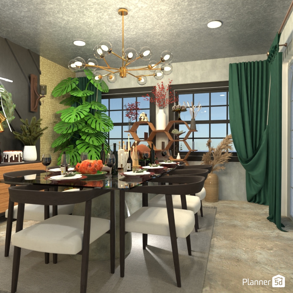 DB: Thanksgiving Day - room shell copy #23435575 by Editors Choice