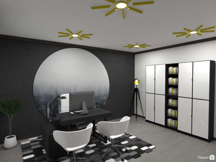 Contest: black and white office II #3592452 by Elena Z