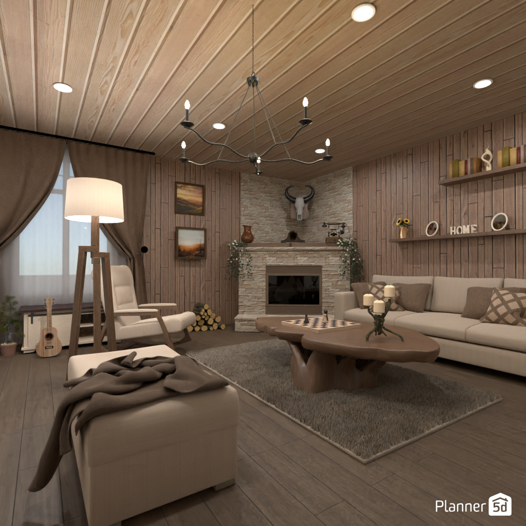 Country Living room #3369188 by Editors Choice