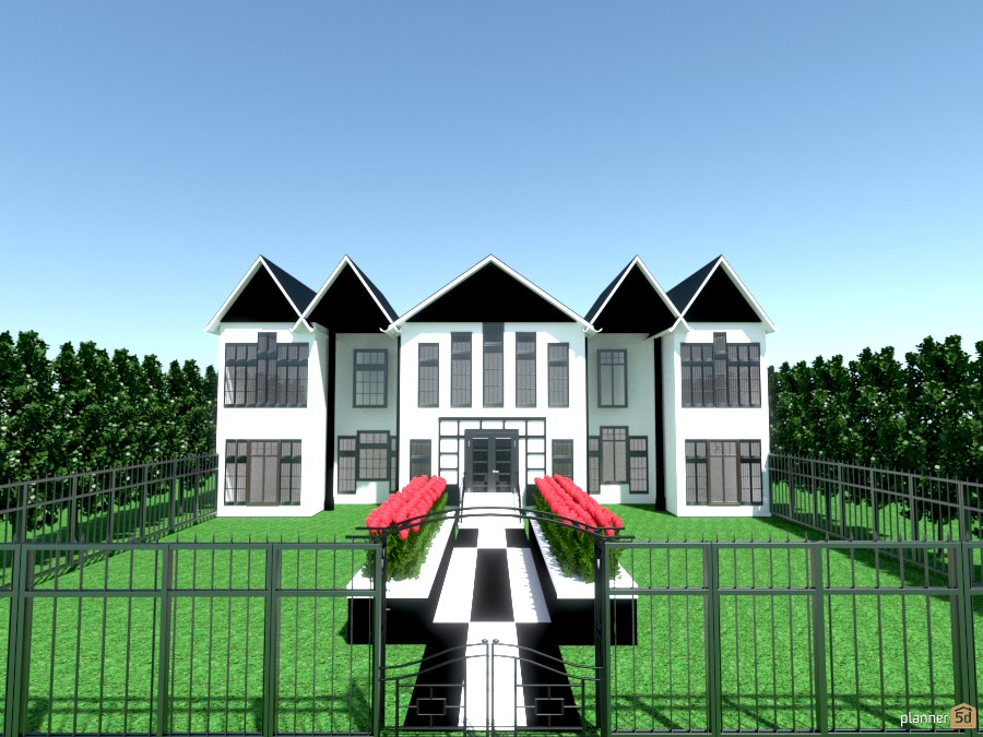 black n white mansion 905738 by Joy Suiter image