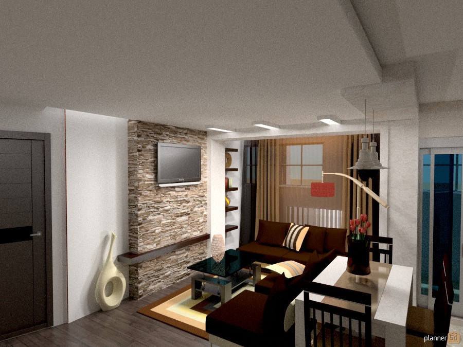 Трехкомнатная квартира #890890 by Хьюзи