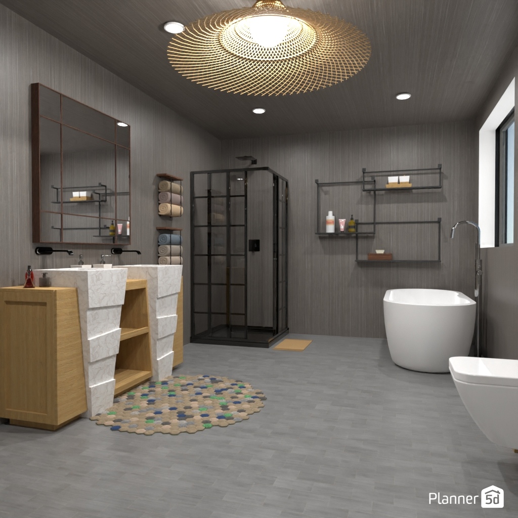 Dream Bathroom - Free Online Design | 3D House Ideas - by Planner 5D