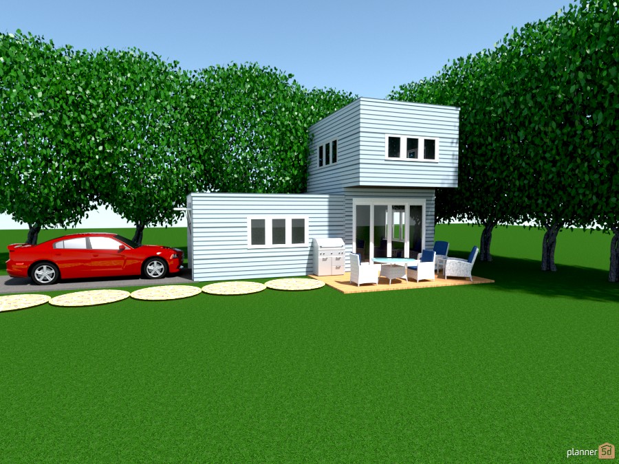 storage container house w/ garage #1191229 by Joy Suiter