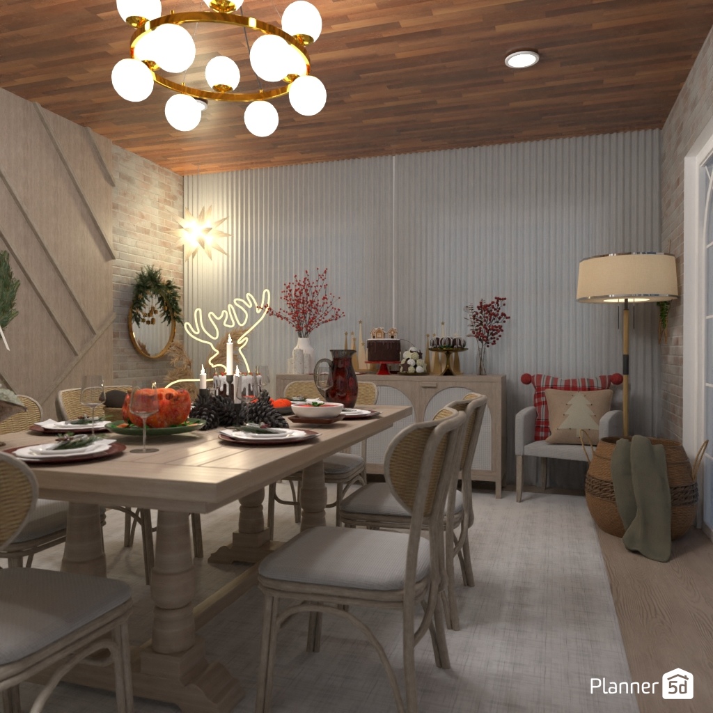 DB: Thanksgiving Day - room shell copy #23479303 by Editors Choice