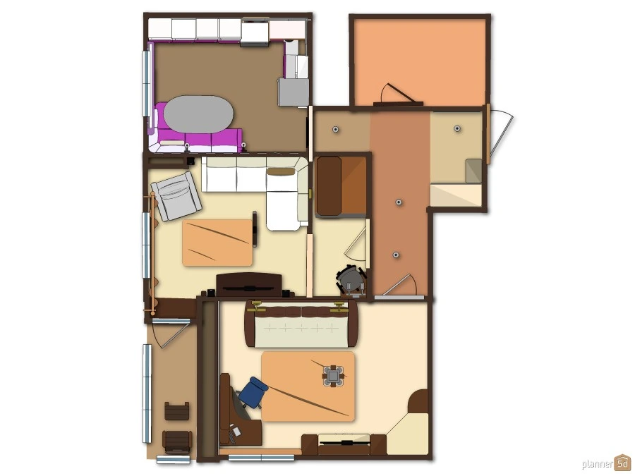 Two rooms flat2 #2883236 by No name
