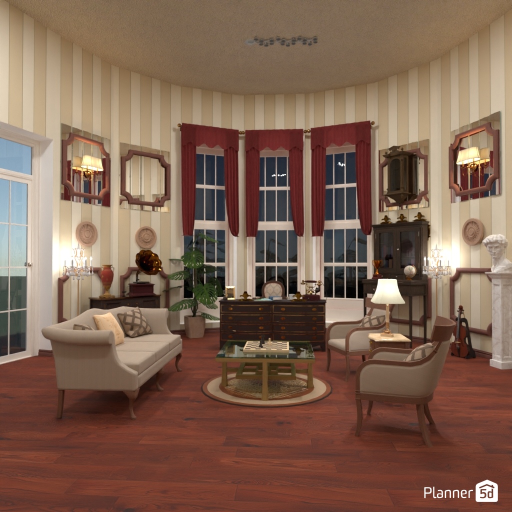 Oval room #22727106 by Editors Choice