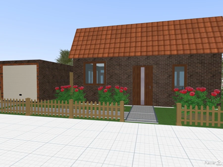 Small Modern Rustic House #84600 by Ailen Glatanius