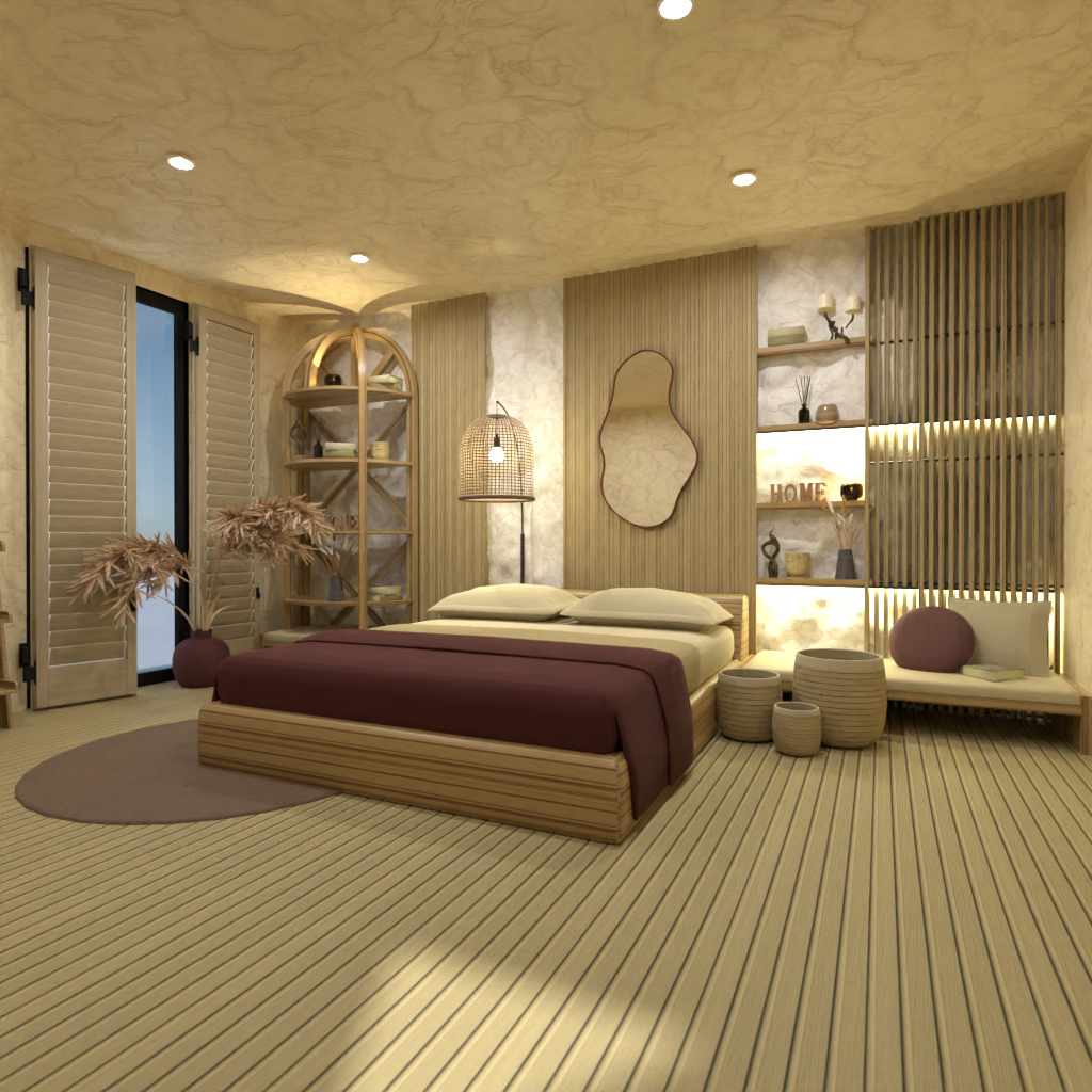 Wabi Sabi Bedroom #14563963 by Editors Choice