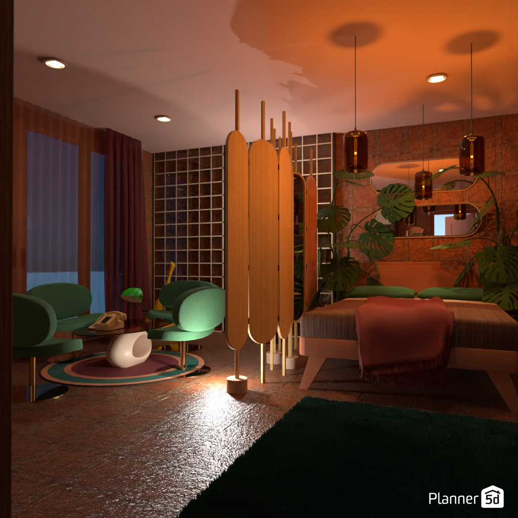 DB: Retro - empty room copy #3363096 by Editors Choice