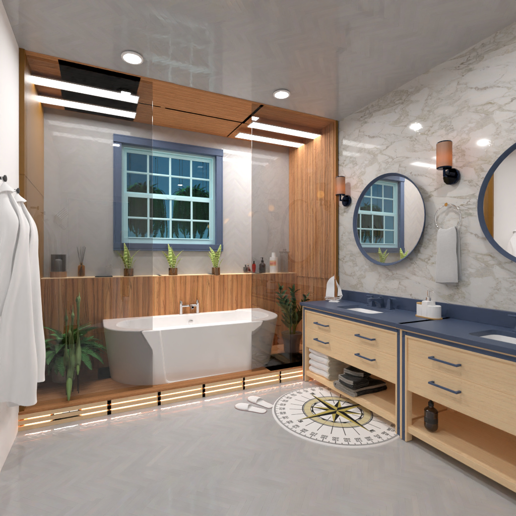 Nautical bathroom #12241846 by Editors Choice
