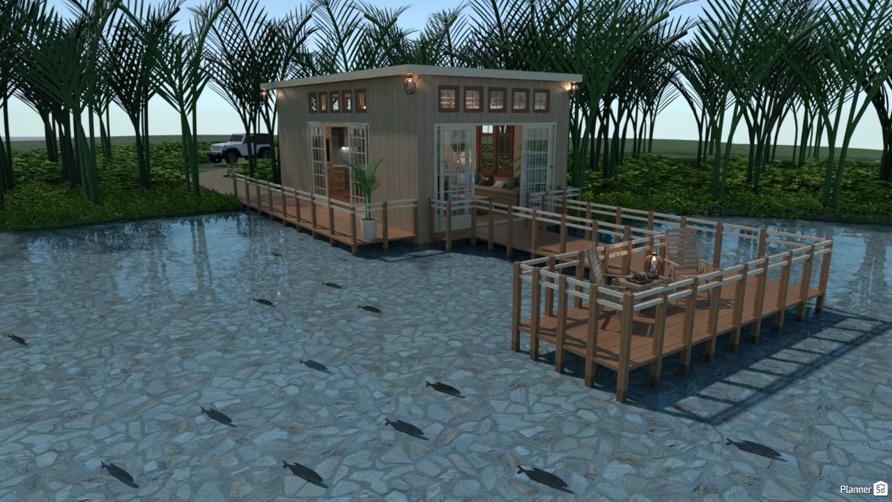 Casa en el lago. #3922198 by Hall Pat