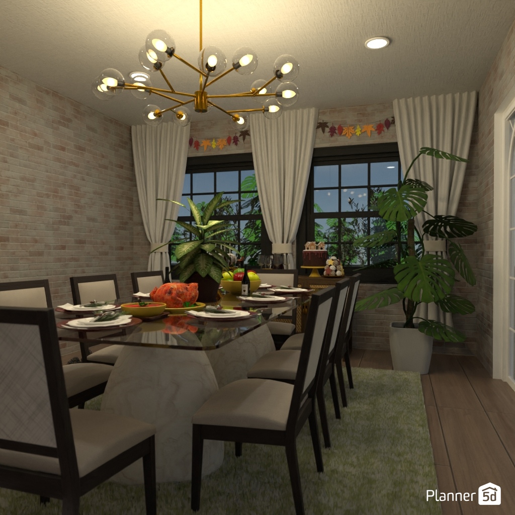 DB: Thanksgiving Day - room shell copy #23465371 by Editors Choice