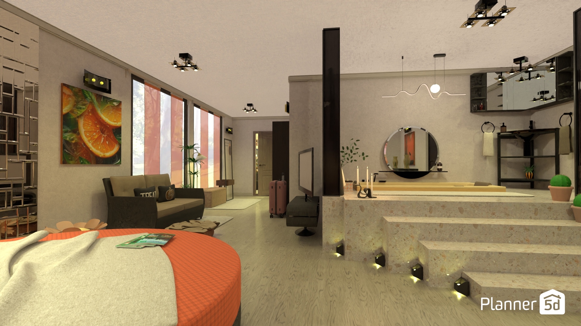 cuatro escalones hacia el bienestar #29990504 by Yolanda Infante Garrido