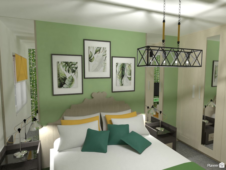 bedroom #4364337 Por Mia