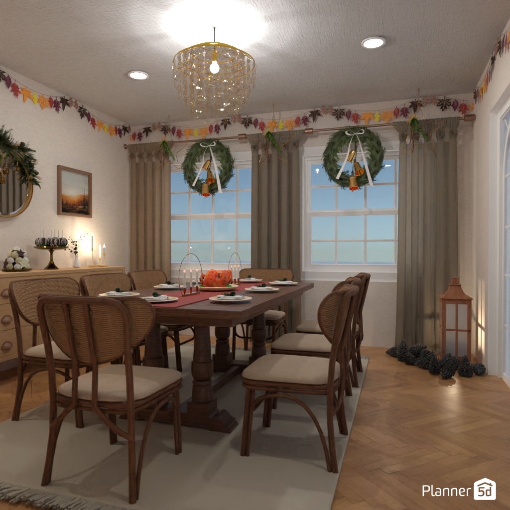 DB: Thanksgiving Day - room shell copy #23424187 by Editors Choice