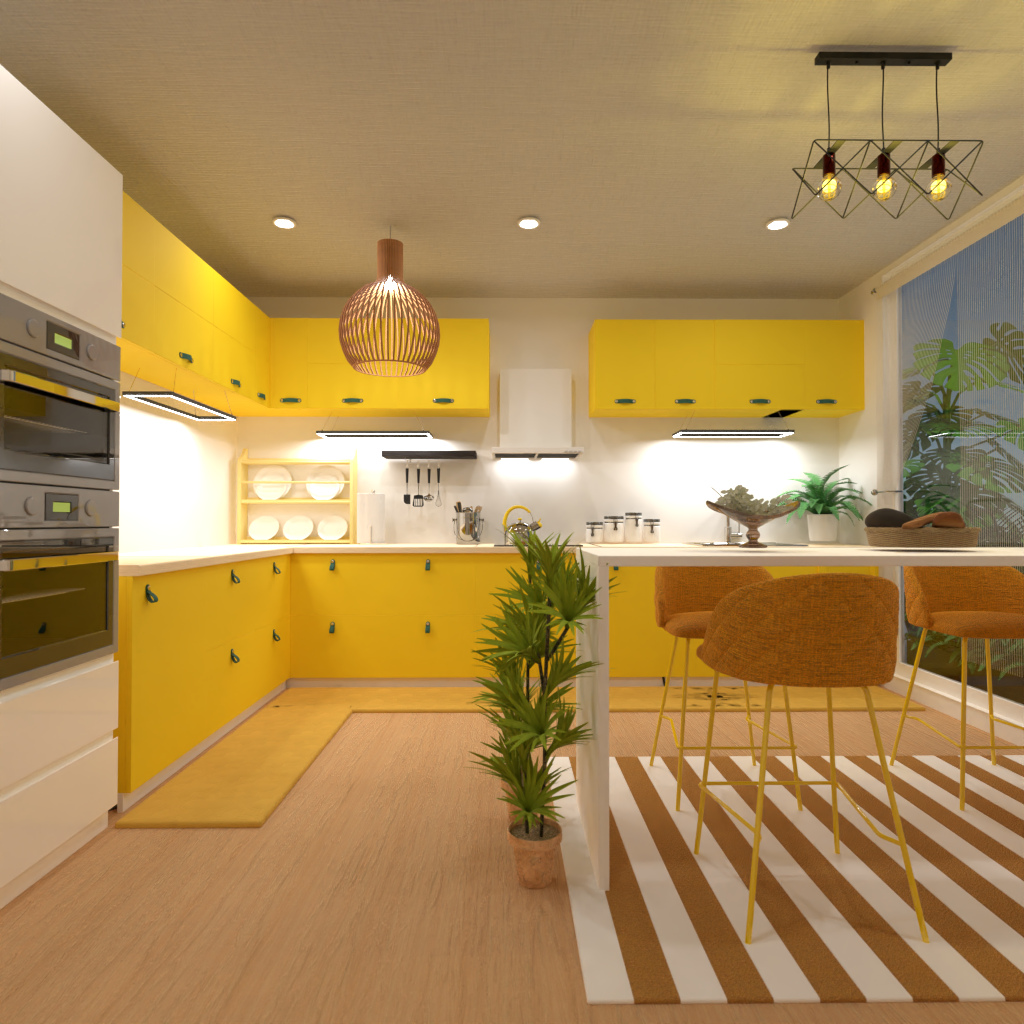 Sunny Kitchen #12507507 by Editors Choice