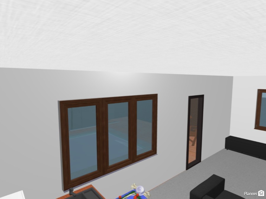 Terrace with pool copy #25878512 by User 174440404