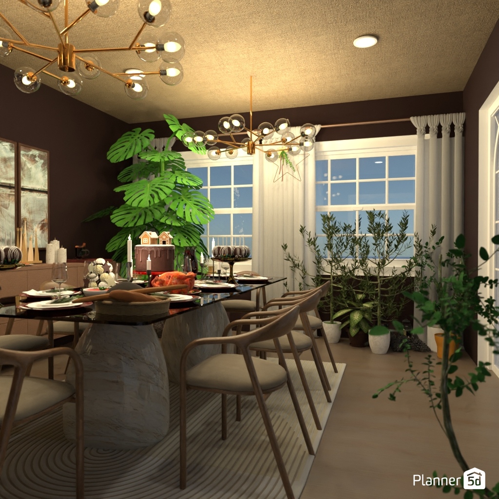 DB: Thanksgiving Day - room shell copy #23403699 by Editors Choice