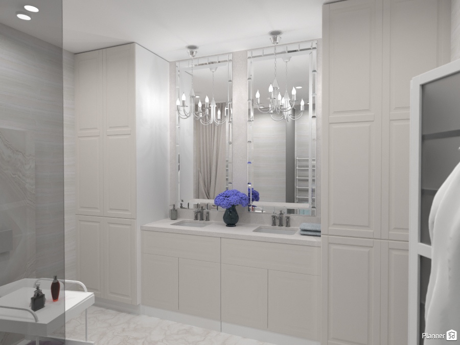 Дизайн ванной комнаты неоклассика 2061178 by Татьяна Максимова image