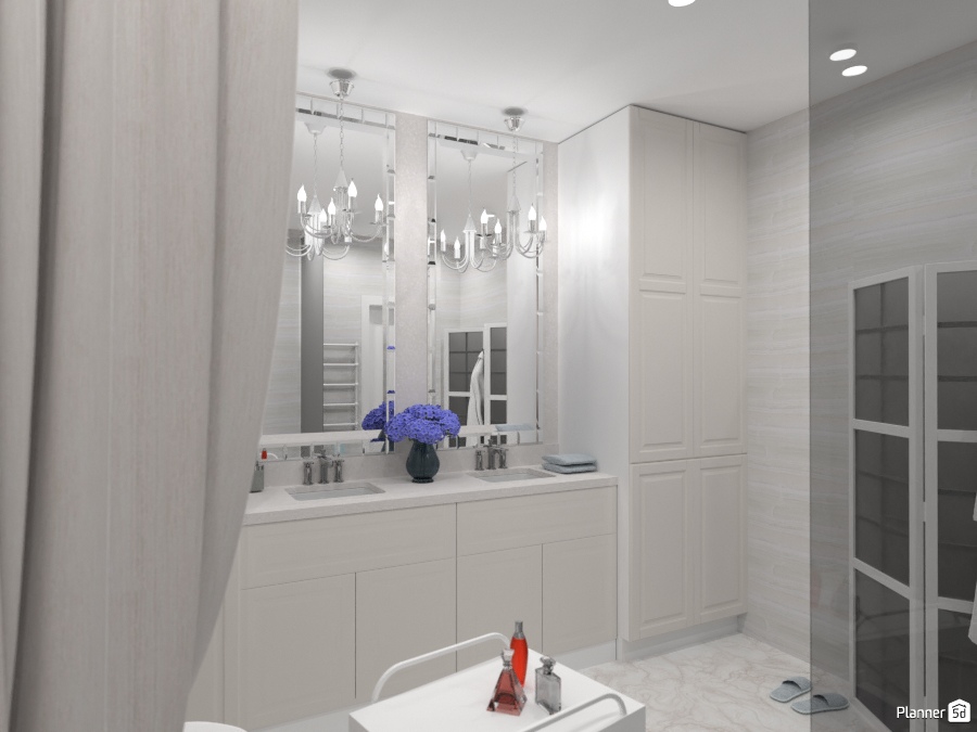 Дизайн ванной комнаты неоклассика 2061179 by Татьяна Максимова image