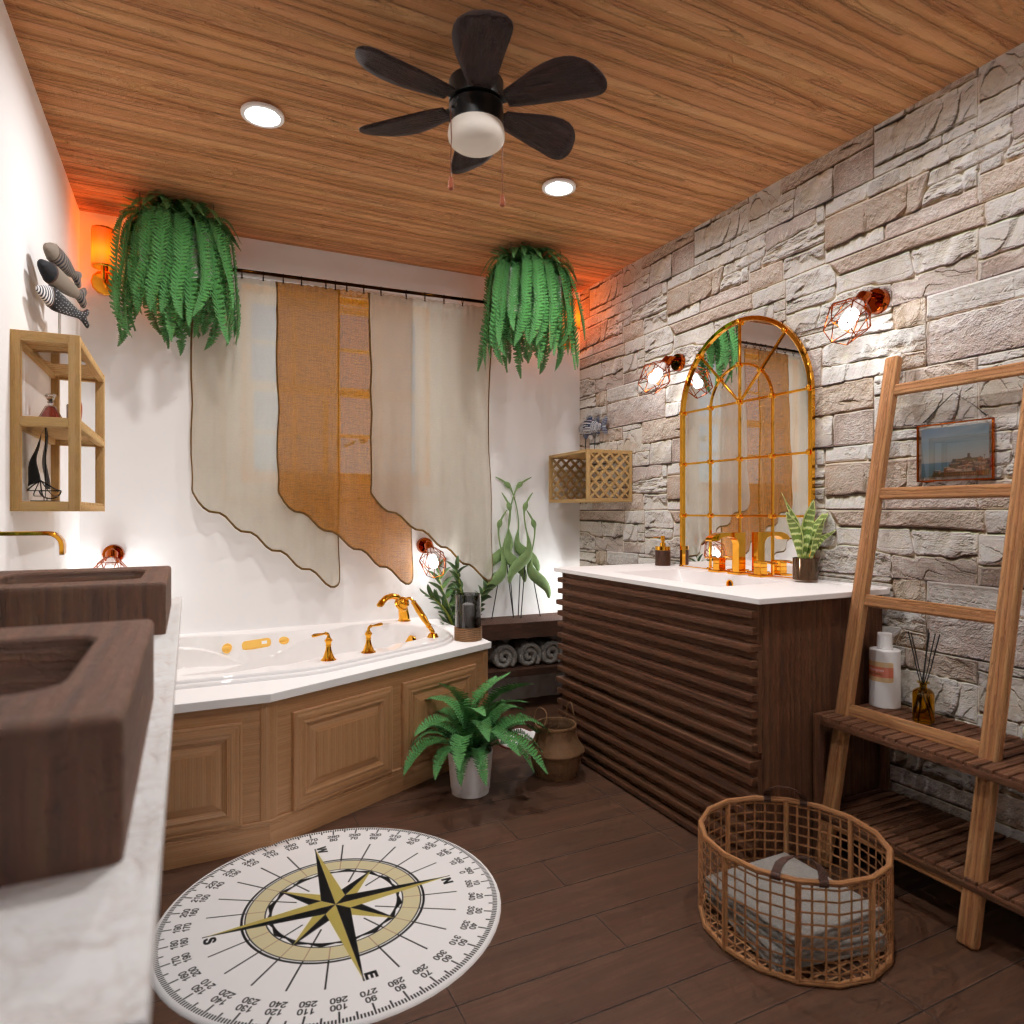 Nautical bathroom #12248881 by Editors Choice