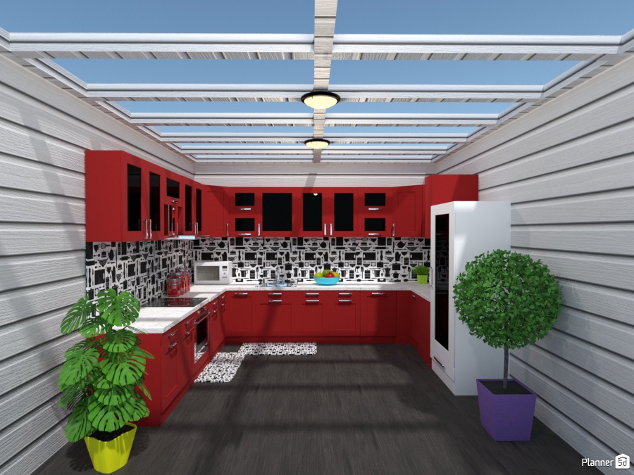 whimsical kitchen n skyroof #2049049 by Joy Suiter