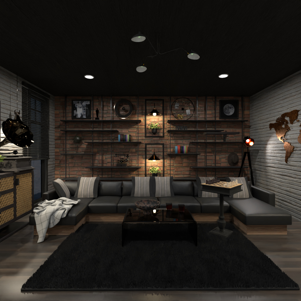 Men's Living Room #13542143 by Editors Choice